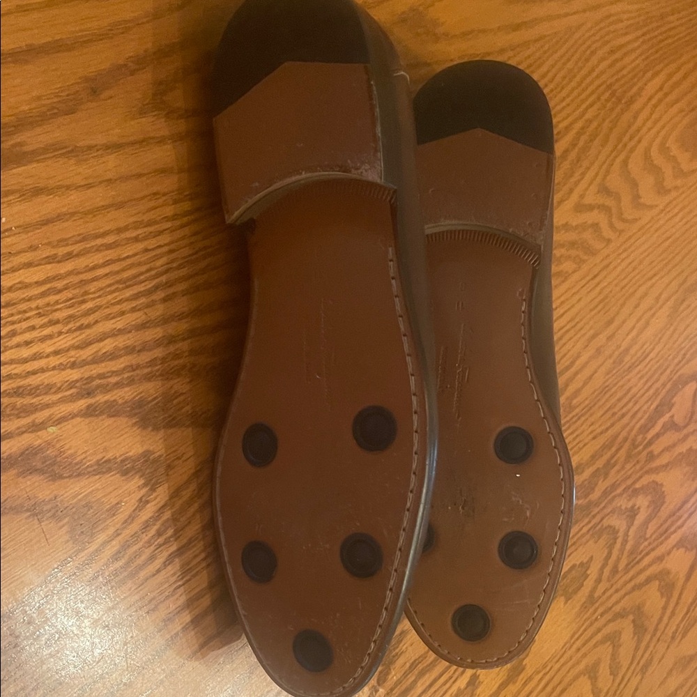 Salvatore Ferragamo Dark Brown Leather Penny Loafers - Picture 3 of 4